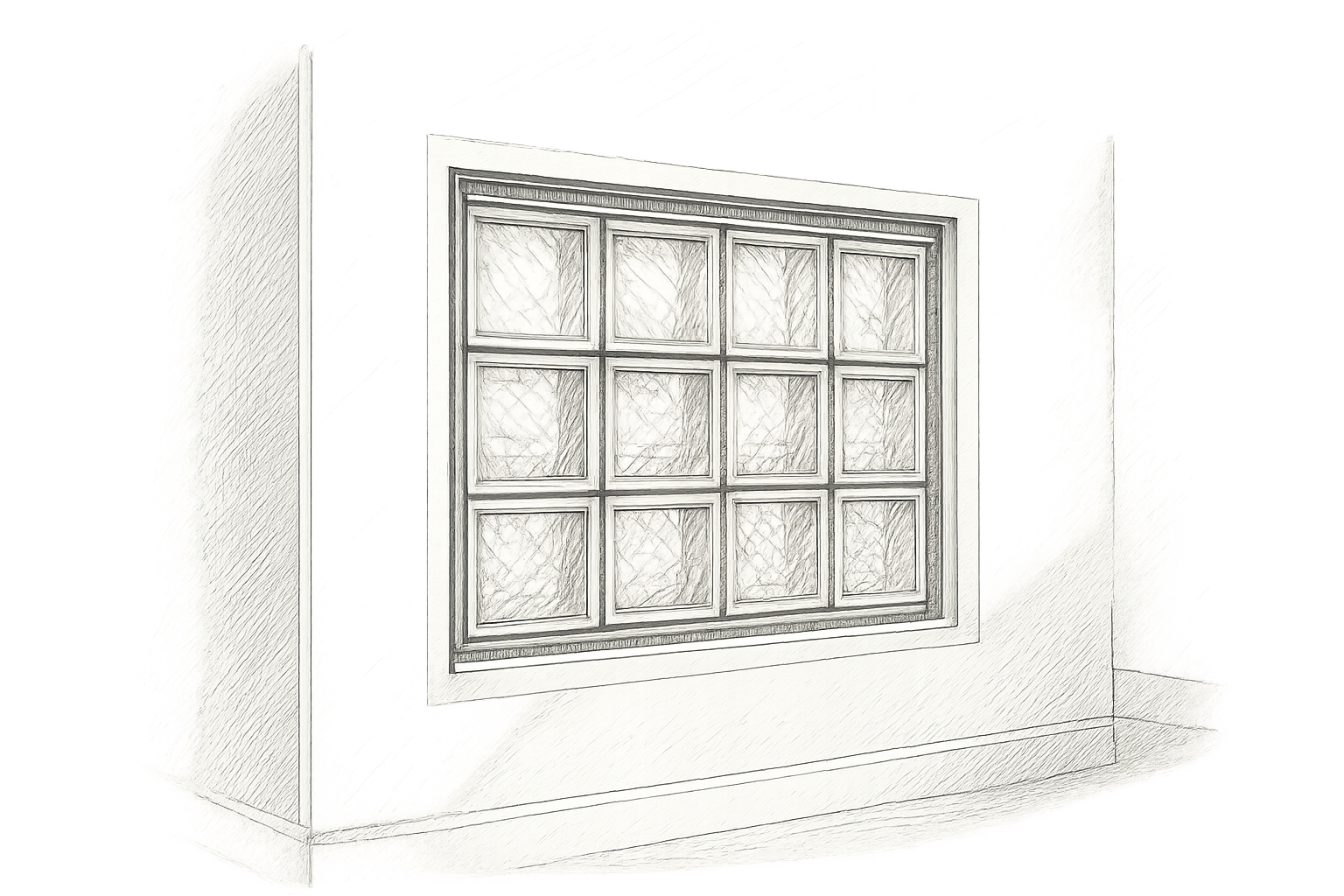brique de verre dans cloison placo