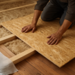Chape sur plancher bois OSB : toutes les solutions légères, fluides et sèches expliquées
