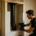 Coffrage placo conduit poêle : guide complet pour une installation sécurisée et conforme