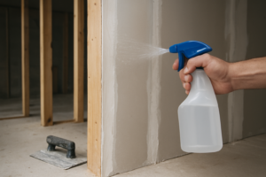 Faut-il humidifier les bandes placo ? La réponse et les astuces pour éviter les bulles