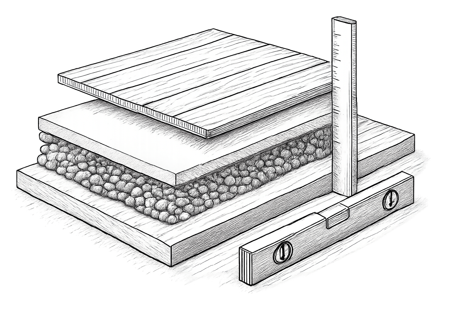 ragréage sec sur plancher bois